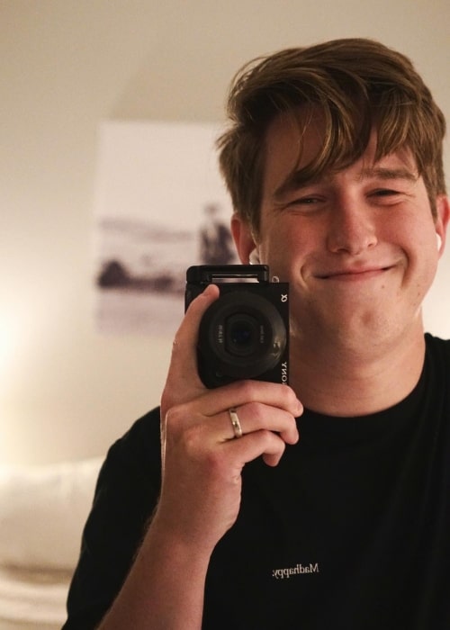 Alex Griswold as seen in a selfie that was taken in September 2020