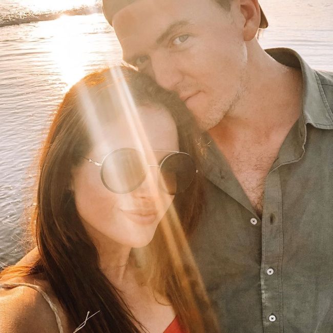 Alexandra Felstead as seen with her partner in 2019