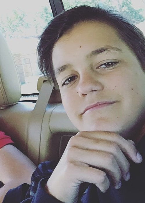Chase Hudson in a selfie in July 2017