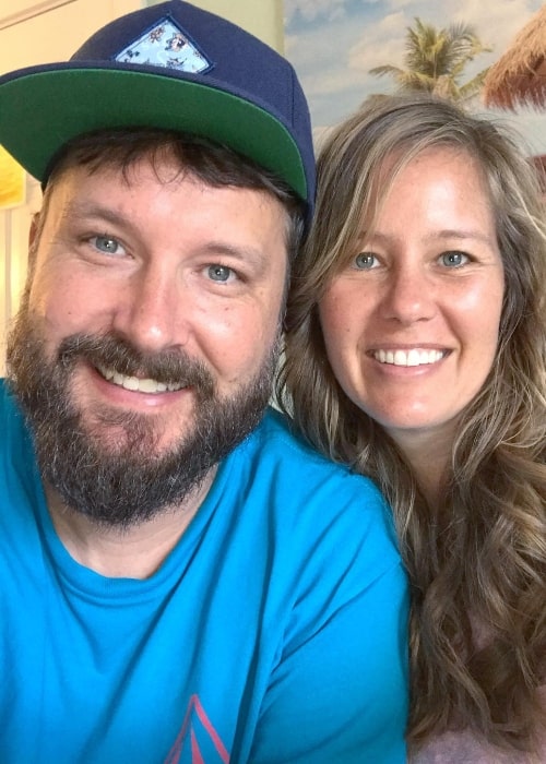 Chassy Coffee as seen in a selfie with her husband Jason Coffee that was taken in January 2020