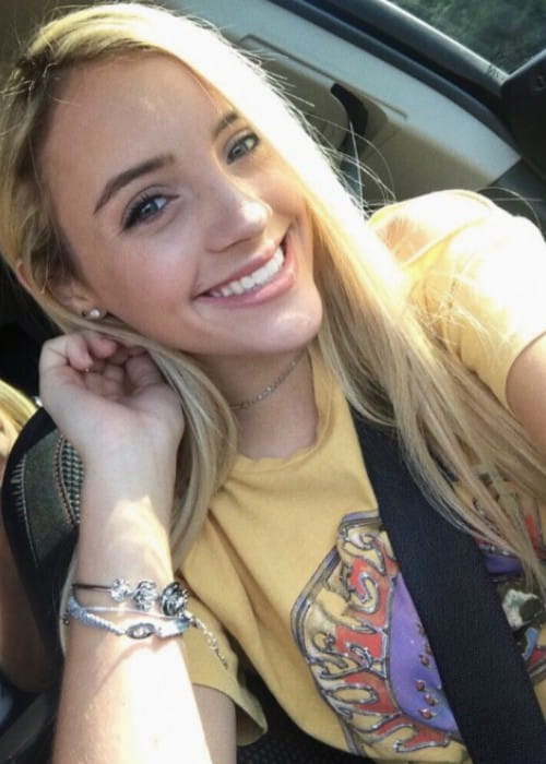 Chloe Channell in a selfie in October 2017