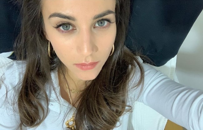 Claudia Salas as seen while taking a selfie in September 2019