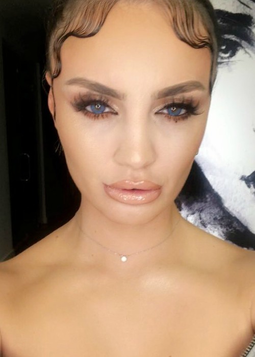 Genta Ismajli in an Instagram selfie as seen in May 2018
