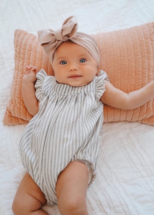 Halston Blake Fisher as seen while posing for the camera in July 2019