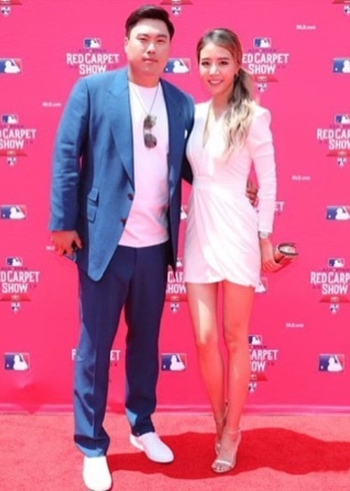 Hyun-jin Ryu and Bae Ji-hyun, as seen in July 2019