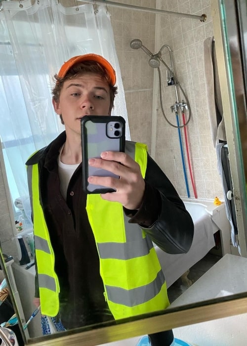 Igby Rigney as seen in a selfie that was taken in November 2021