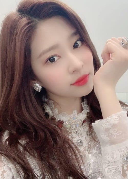 Kim Minjoo in a selfie in February 2019