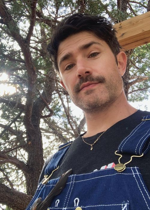 Matt Dallas as seen taking a selfie in 2020