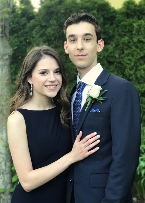 Matthew Isen with Romy Weltman in May 2018