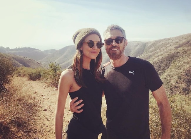 Odette Annable with Dave Annable in January 2018