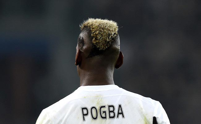 Paul Pogba in action during the Champion&rsquo;s League game between Juventus and FC Bayern Munich on February 23, 2016 in Turin, Italy