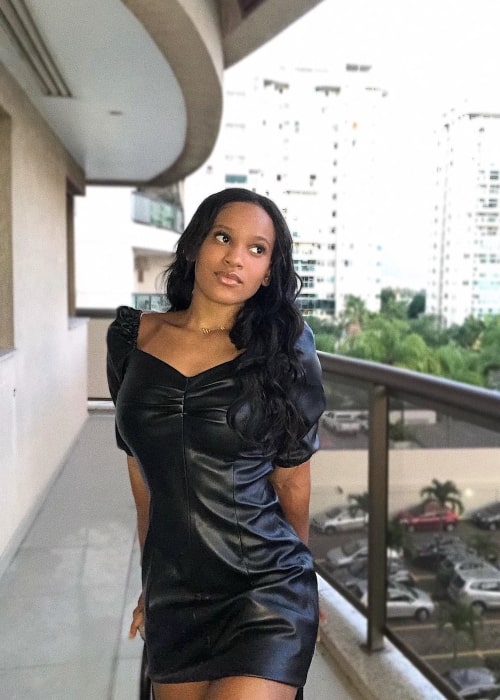 Rebeca Andrade as seen in an Instagram Post in March 2021