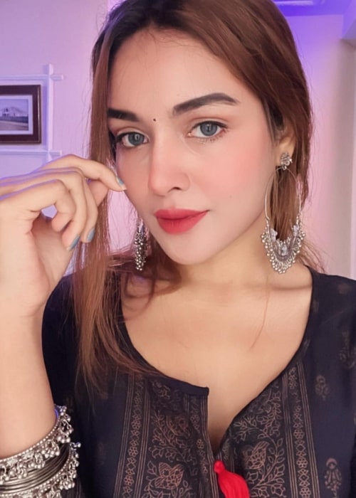 Srishti Singh as seen in a selfie that was taken in December 2022
