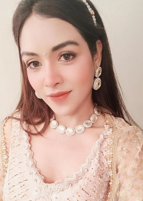 Srishti Singh as seen in a selfie that was taken in March 2023